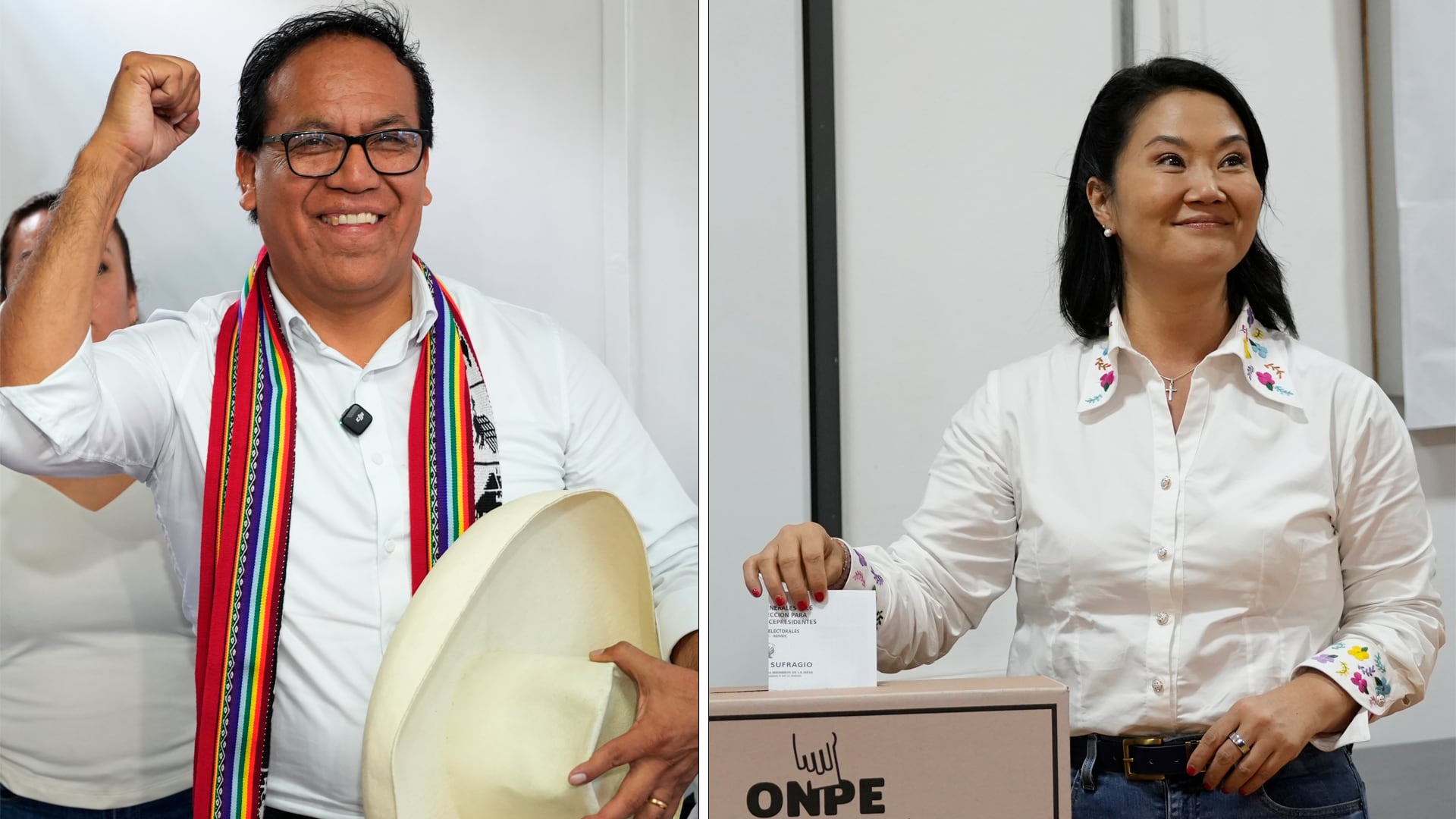 Resultados de las elecciones en Perú, en vivo  | La ventaja de Sánchez sobre Fujimori se reduce a 23.000 votos con casi el 96% escrutado