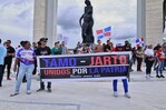 La Plaza de la Bandera vuelve a ser escenario de protestas ciudadanas