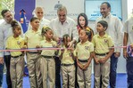 Luis Abinader e Inefi entregan techado en el Centro Educativo Santo Cura de Ars