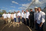 Abinader exhibe frontera militarizada ante presidente de Honduras