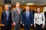 Canciller Bisonó propone impulsar inversión, proyectos y seguridad entre EE. UU. y el Caribe