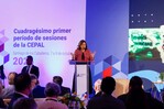Raquel Peña presenta ante la Cepal crecimiento e inversión extranjera de República Dominicana